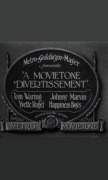 A Movietone Divertissement Poster