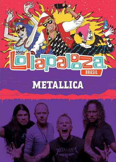 Metallica Lollapalooza Brazil 2017 Poster