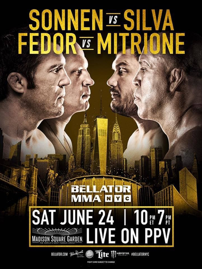 Bellator 180 Sonnen vs Silva Poster