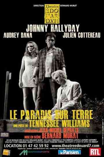 PARIS PREMIERE - JOHNNY HALLYDAY - Paradis sur terre Poster