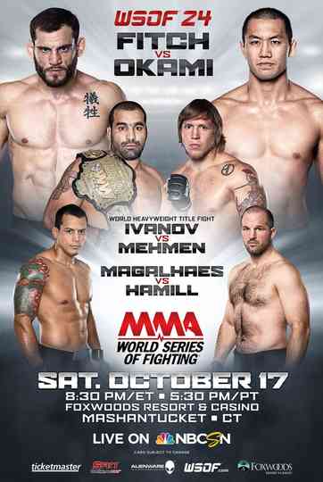 World Series of Fighting 24 Fitch vs Okami Poster
