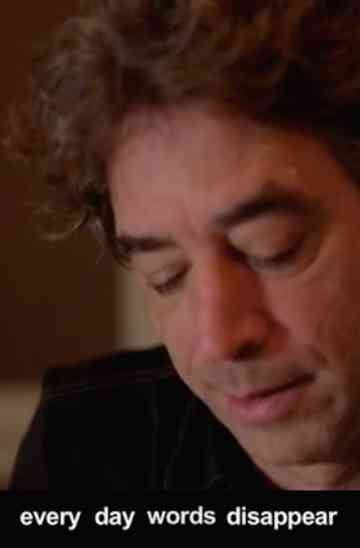 Every Day Words Disappear Poster