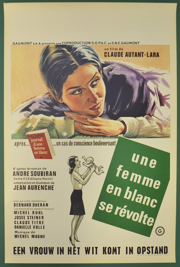 Une femme en blanc se révolte Poster