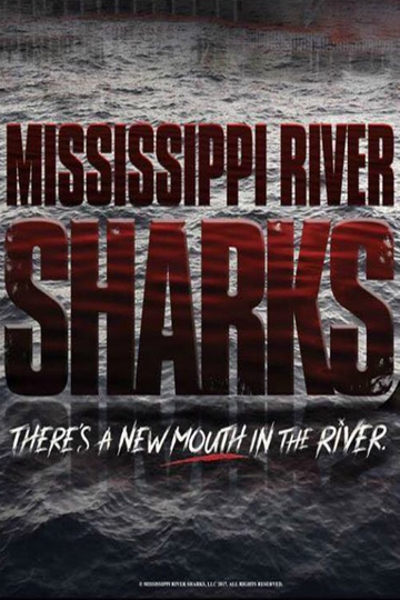 Mississippi River Sharks Poster