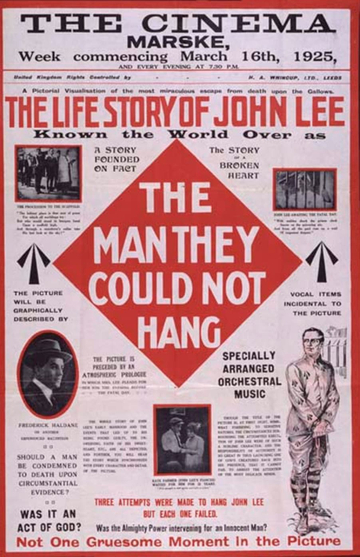 The Life Story of John Lee or The Man They Could Not Hang Poster