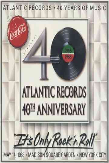 Atlantic Records 40th Anniversary Show 1988 Poster
