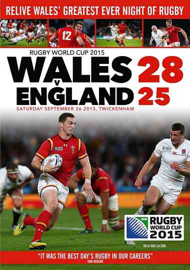 Rugby World Cup 2015 Wales v England poster