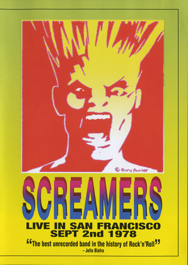 Screamers  Live In San Francisco Sept 2nd 1978 Poster