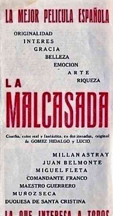 La malcasada Poster