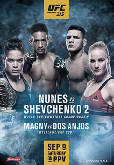 UFC 215 Nunes vs Shevchenko 2 Poster