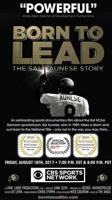 Born to Lead  The Sal Aunese Story Poster