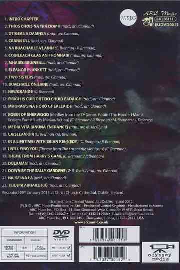 Clannad - Live At Christ Church Cathedral Poster