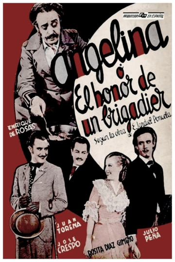 Angelina o El honor de un brigadier Poster