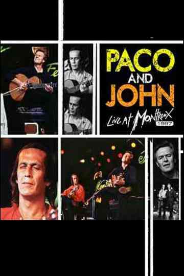 Paco De Lucía John McLaughlin  Paco and John Live at Montreux 1987 Poster