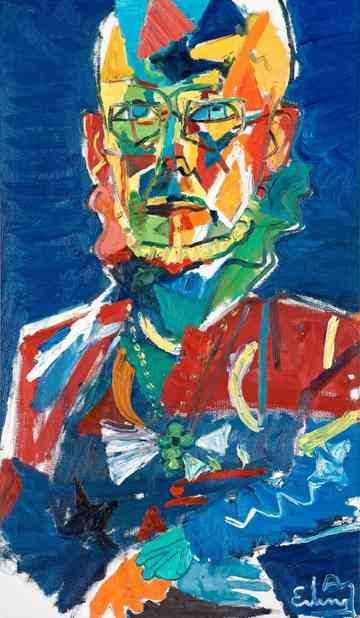 Mannen, myten och huset Poster