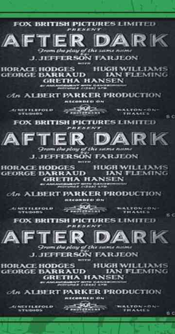 After Dark Poster