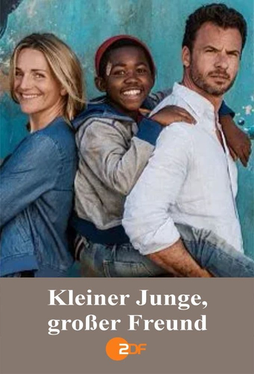 Kleiner Junge großer Freund Poster