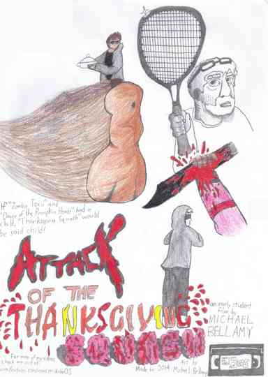 Attack of the Thanksgiving Squash Poster