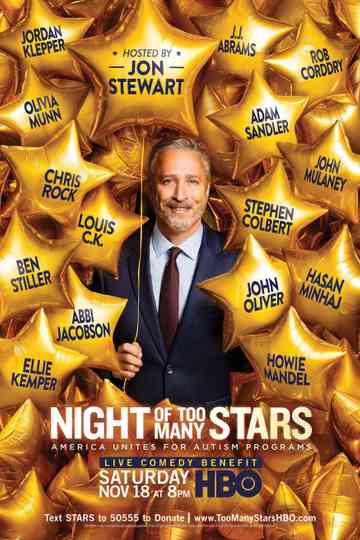 Night of Too Many Stars America Unites for Autism Programs Poster
