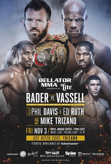 Bellator 186: Bader vs. Vassell Poster