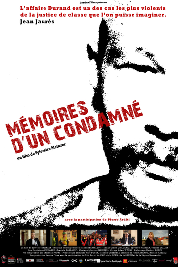 Mémoires dun condamné Poster