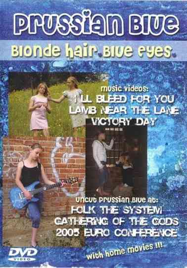 Prussian Blue Blonde Hair Blue Eyes Poster