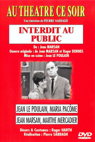 Interdit au public Poster