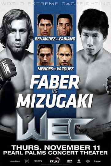WEC 52: Faber vs. Mizugaki Poster