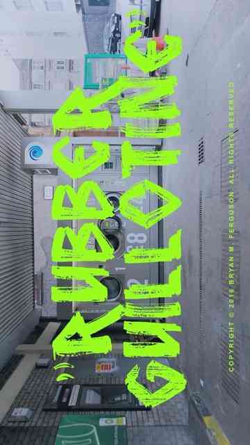 Rubber Guillotine Poster