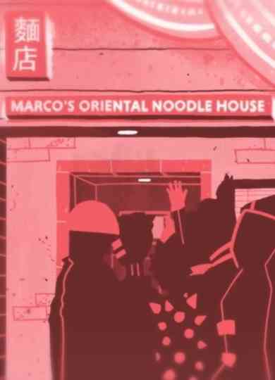 Marcos Oriental Noodles Poster