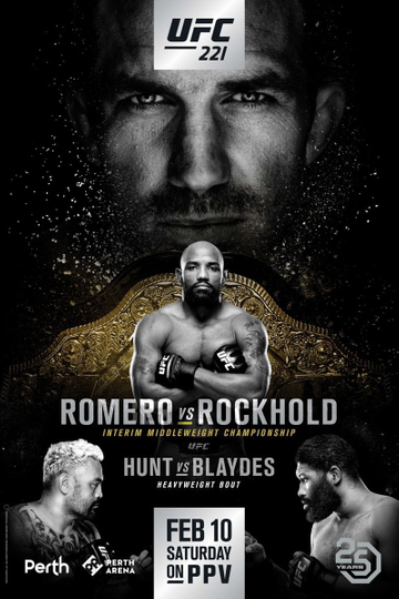 UFC 221 Romero vs Rockhold Poster