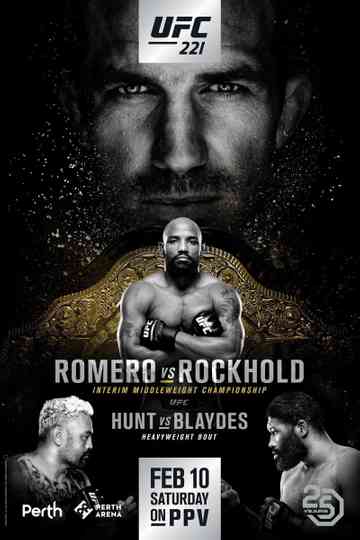 UFC 221 Romero vs Rockhold poster
