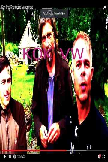 Karl Ove Knausgård Vaporwave Poster