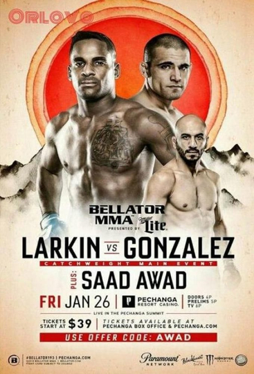 Bellator 193: Larkin vs. Gonzalez Poster