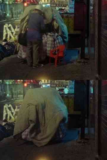 Night Scene New York Poster