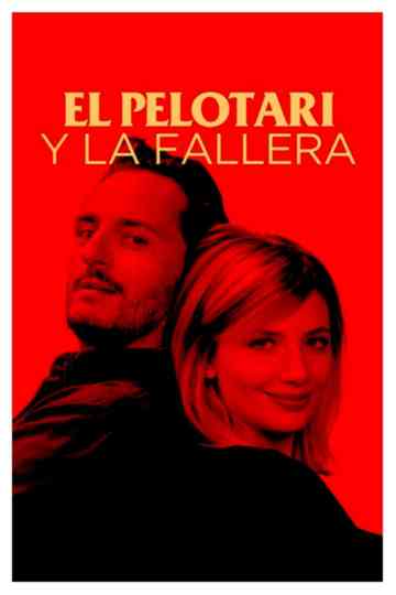 The Pelota Player and the Fallera Poster