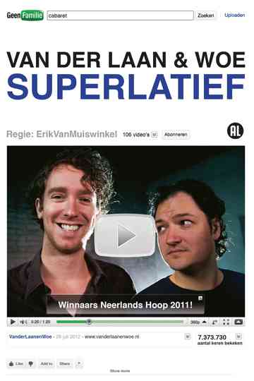 Van der Laan  Woe Superlatief Poster