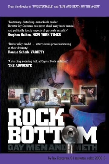 Rock Bottom Gay Men  Meth Poster