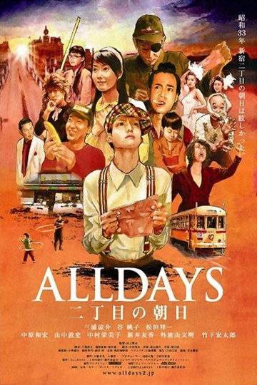 Alldays Rising sun on the Second street Poster