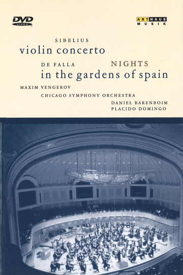 Sibelius  Violin Concerto  De Falla  Nights in the Gardens of Spain Poster