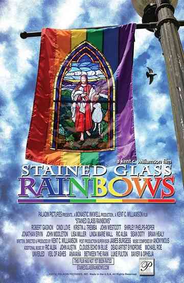 Stained Glass Rainbows Poster