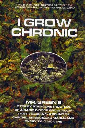 I Grow Chronic Poster