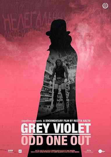 Grey Violet Odd One Out Poster