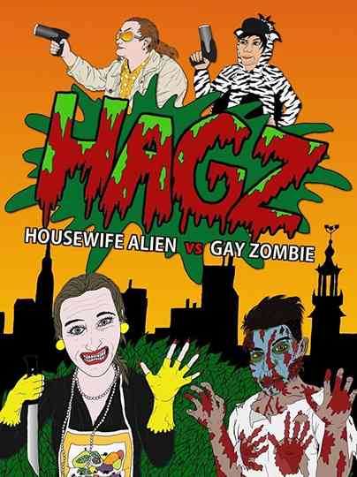 Housewife Alien vs. Gay Zombie Poster