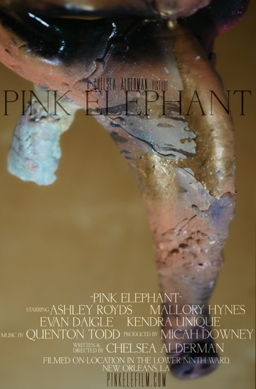 Pink Elephant Poster