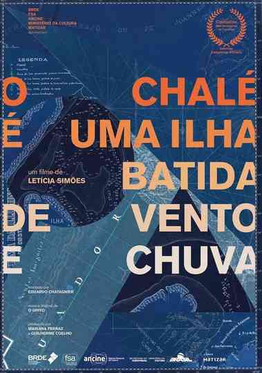 O Chalé é uma Ilha Batida de Vento e Chuva Poster
