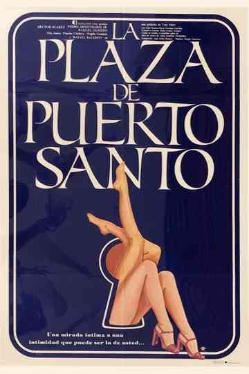 La plaza de Puerto Santo Poster