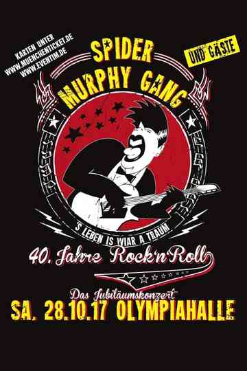 Spider Murphy Gang  40 Jahre RocknRoll poster