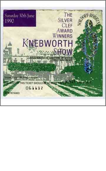 Silver Clef Award Winners Show Knebworth Park Poster