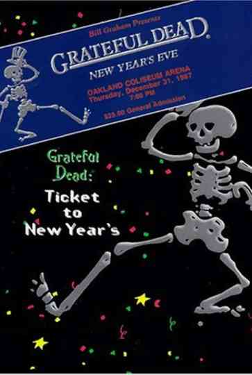 Grateful Dead: Ticket to New Year's Eve Concert Poster